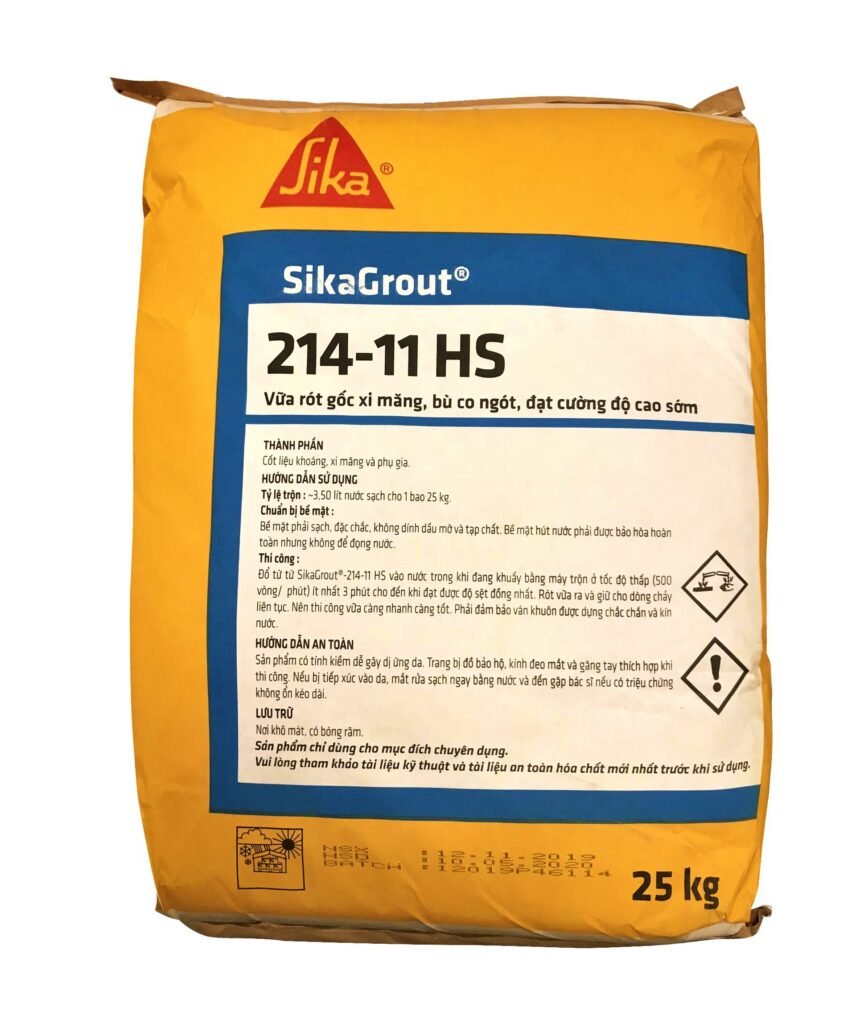 SikaGrout 214-11 HS vữa rót cường độ cao sớm