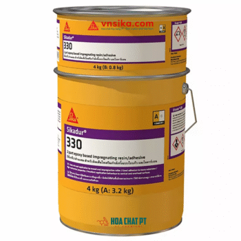 Sikadur 330 Keo Epoxy Dán Tấm Sợi Carbon Tăng Cường Kết Cấu
