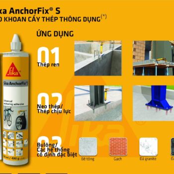 Sika AnchorFix® S KEO KHOAN CẤY THÉP THÔNG DỤNG