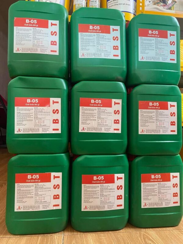 Chất tẩy rỉ sắt thép xây dựng - B-05 10L/5L - Hình ảnh 6