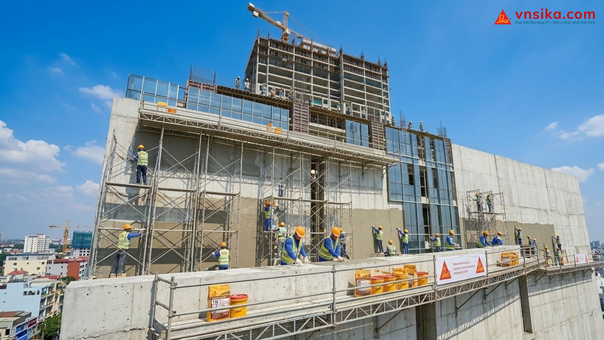 SikaRefit 2000 | Vữa Sửa Chữa Thẩm Mỹ Bề Mặt Bê Tông Mỏng Đẹp 8 SikaRefit 2000 Vữa Sửa Chữa Thẩm Mỹ Bề Mặt Bê Tông Mỏng Đẹp