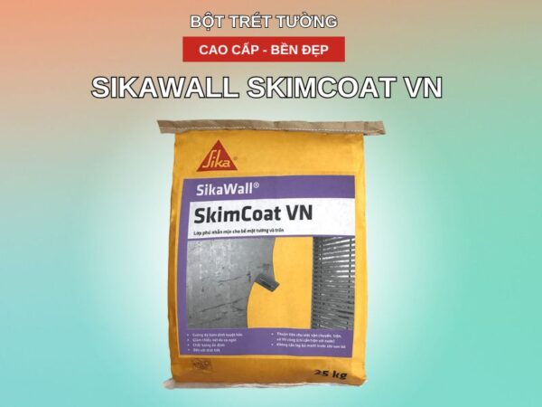 SikaWall® SkimCoat VN Lớp phủ nhẵn mịn cho bề mặt tường và trần - Hình ảnh 2