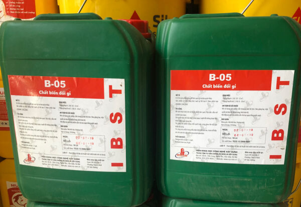 Chất tẩy rỉ sắt thép xây dựng - B-05 10L/5L - Hình ảnh 5
