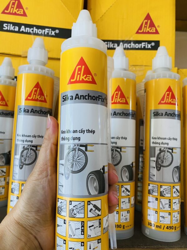 Sika AnchorFix® S KEO KHOAN CẤY THÉP THÔNG DỤNG - Hình ảnh 4
