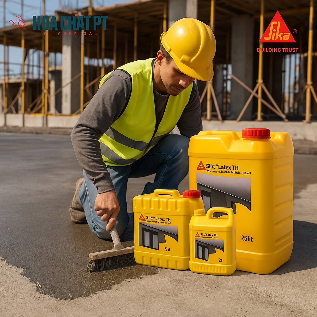 SikaLatex TH - 25L | Phụ Gia Chống Thấm Và Tác Nhân Kết Nối Vữa 4 SikaLatex TH - 25L | Phụ Gia Chống Thấm Và Tác Nhân Kết Nối Vữa