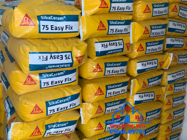SikaCeram-75 Easy Fix KEO DÁN GẠCH ĐÓNG GÓI SẴN, GỐC XI MĂNG - Hình ảnh 4
