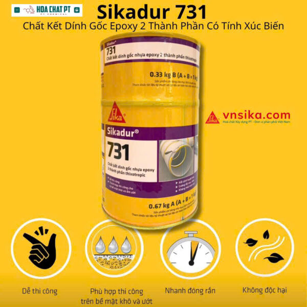 Sikadur 31 CF Noman– Keo trám vết nứt bê tông - Hình ảnh 5