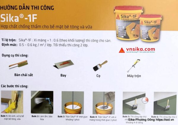 Sika®-1 F - Hình ảnh 7