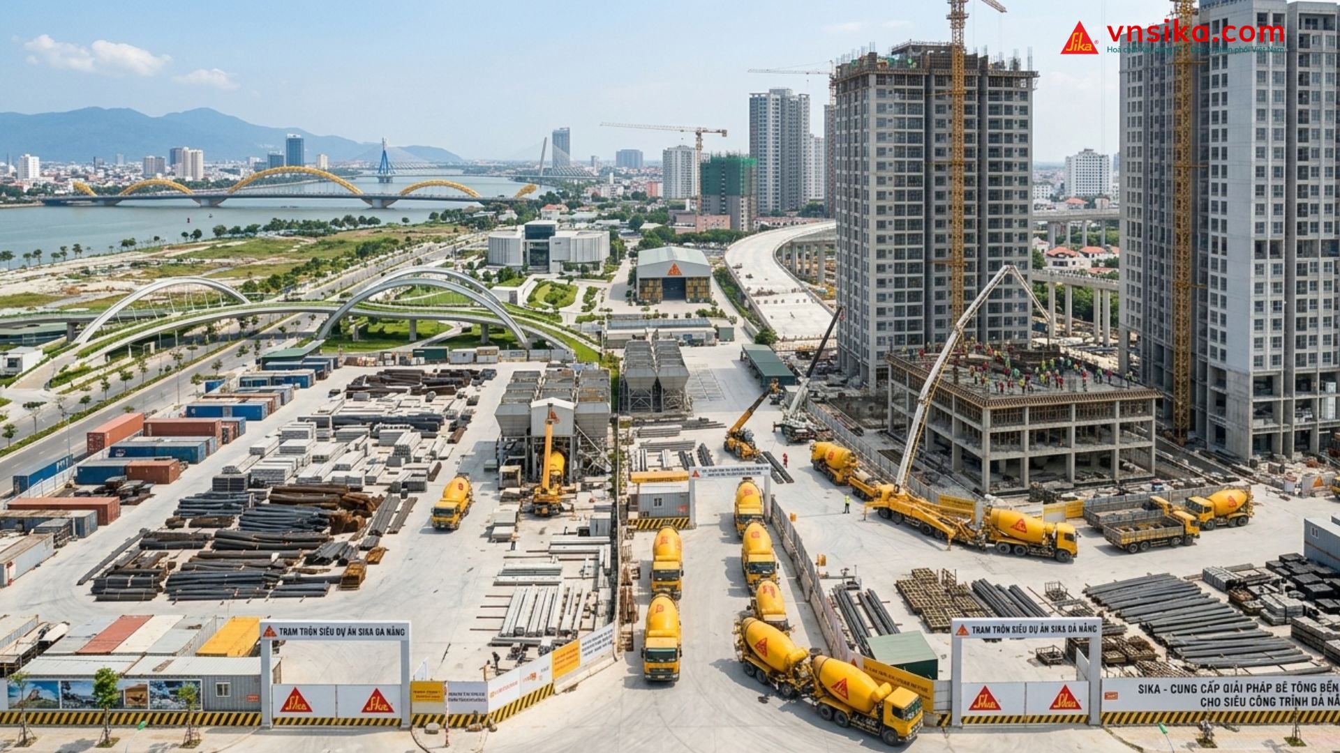 SikaPlast-166 SR - Phụ gia giảm nước mức cao và duy trì độ sụt lâu dài 2 SikaPlast-166 SR - Phụ gia giảm nước mức cao và duy trì độ sụt lâu dài