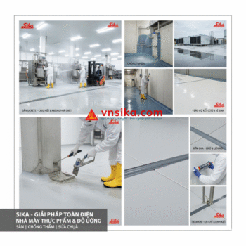 Sika ngành thực phẩm: Giải pháp toàn diện cho nhà máy đồ uống