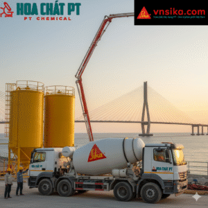Sika ViscoCrete-8166 | Phụ Gia Siêu Hóa Dẻo & Đóng Rắn Nhanh Đỉnh Cao