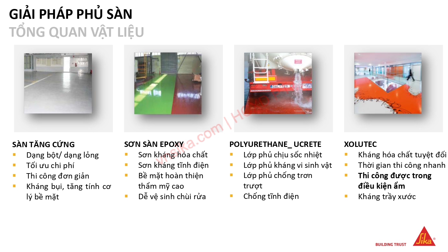 SIKA – GIẢI PHÁP TOÀN DIỆN TRONG XÂY DỰNG NHÀ CAO TẦNG 42 54 GIAI PHAP PHU SAN