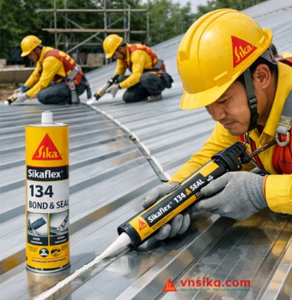 Sikaflex 134 Bond & Seal Keo Trám Khe & Kết Dính Đàn Hồi Đa Năng
