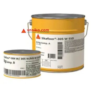 Sikafloor 305 W ESD Lớp Phủ Chống Tĩnh Điện Matte Bền Bỉ