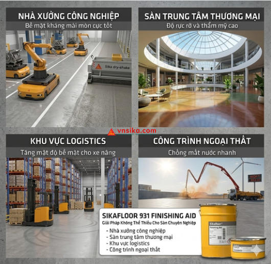 Sikafloor 931 Finishing Aid | Giải Pháp Tăng Cứng Và Hoàn Thiện Sàn 2 Sikafloor 931 Finishing Aid Giải Pháp Tăng Cứng Và Hoàn Thiện Sàn