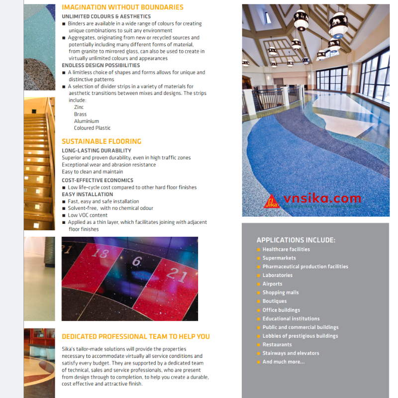 Sikafloor Terrazzo: Hệ Thống Sàn Epoxy Trang Trí Cao Cấp Không Mối Nối - Ảnh 4