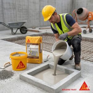 SikaGrout GP – Vữa Rót Bù Co Ngót Gốc Xi Măng Đa Năng