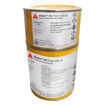 Bơm keo Sikadur 752 xử lý nứt bê tông