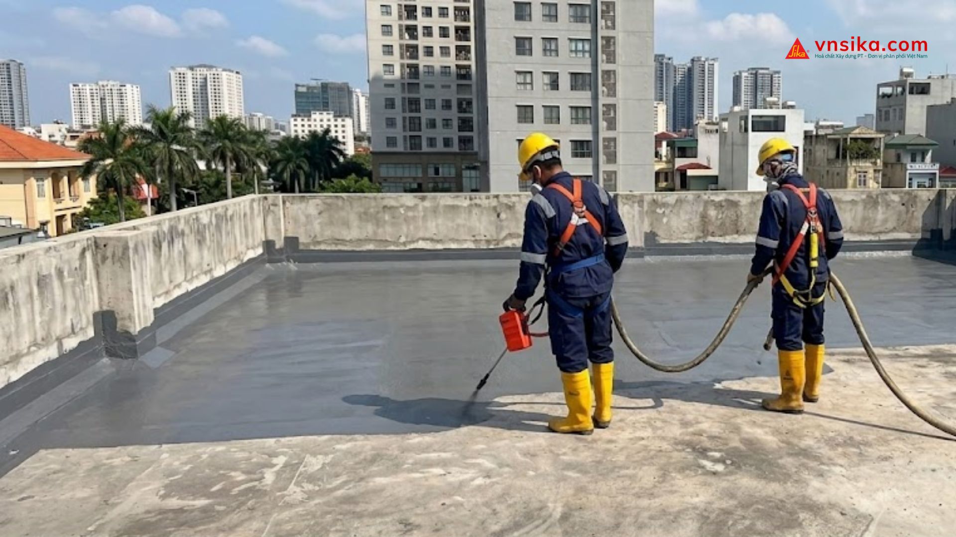 Sarnafil S 327 15 L  Màng Chống Thấm Mái PVC Kháng Tia UV Cao Cấp