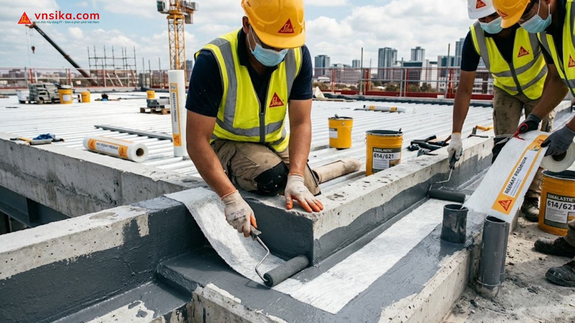 Sika Reemat Premium Lưới Sợi Thủy Tinh Gia Cường Chống Thấm