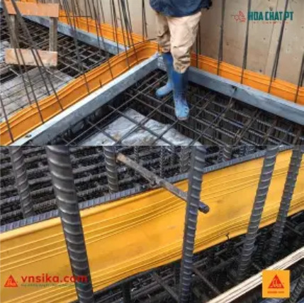 Sika Waterbar DR VN Băng Cản Nước PVC Đặt Ngoài Cho Khe Co Giãn