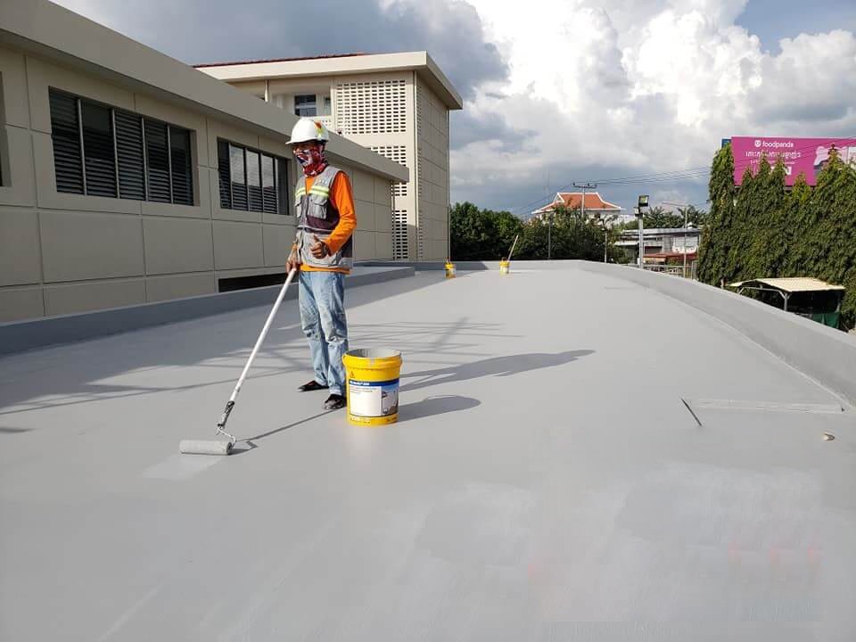 Sikalastic 590 | Chống Thấm Sàn Mái PU-Acrylic Lỏng 8 Hướng dẫn thi công chống thấm sàn mái Sikalastic 590