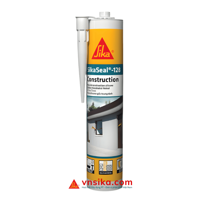 SikaSeal 127 Keo Silicone Axetoxy Trám Khe Kính Mái