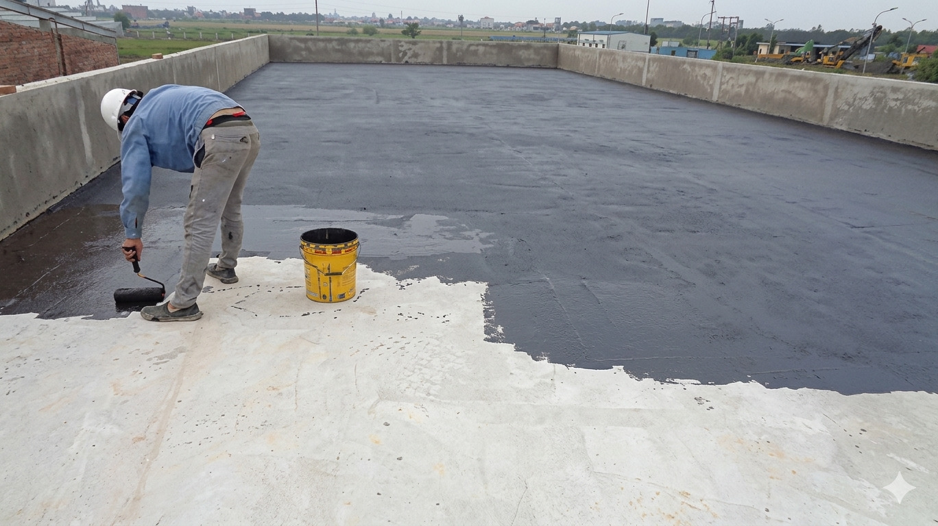 Sika BC Bitumen Coating 7 Hệ chống thấm bitum hoàn thiện với BC Bitumen Coating